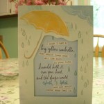 DaySpring Umbrella Encouragement card