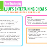 Lulu Powers Entertaining Cheat Sheet